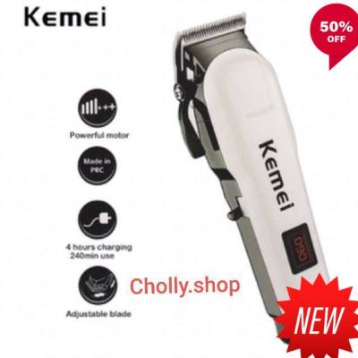 New cholly.shop ปัตตาเลี่ยน Kemei KM-809A / VGR V-290 / VGR-059 แบตเตอเลี่ยนตัดผม ปัตตาเลี่ยนไร้สาย ปัตตาเลี่ยนตัดผม จอLED ที่ตัดผม อุปกรณ์ จัดแต่งทรงผม