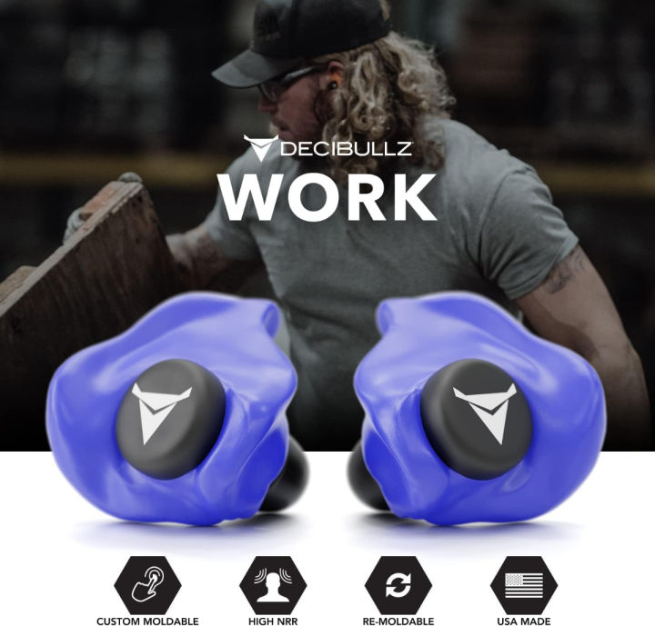 decibullz-nrr-31-custom-molded-earplugs-perfect-fit-ear-protection-for-safety-travel-work-and-shooting-blue