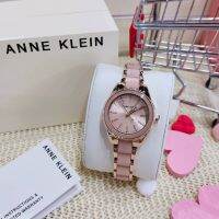 นาฬิกาข้อมือผู้หญิงWomens watch Anne Klein TD-AK/3212LPRG  สแตนเลส สวยมาก กันน้ำได้ ส่งฟรี