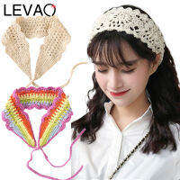 Levao Vintage Headscarf สาวฝรั่งเศส Parisian Hairbands แถบคาดศีรษะฤดูร้อนมาใหม่อุปกรณ์เสริมผม Headwear...