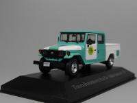 【In-demand】 Mamas &amp; Babies Auto Inn-Ixo 1:43 Toyota Land Cruiser ขึ้นรถโมเดล Diecast ที่มีความทะเยอทะยานของตำรวจ