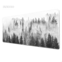 ✁  Gray Forest Mouse Pad Gamer XL Computer Mousepad XXL Mechanical Keyboard Pad Office Soft Non-Slip Carpet Gaming laptop Mice Pad