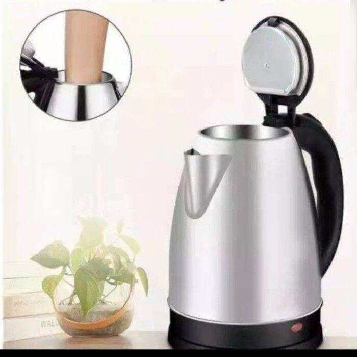TEKO LISTRIK STAINLESS LOW WATT ELECTRIC KETTLE PEMANAS AIR 1.8 LITER