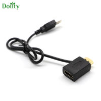 Dolity ตัวผู้กับอะแดปเตอร์ตัวเมียเสียบกับ USB สายเคเบิลตัวเชื่อมต่อพาวเวอร์ซัพพลาย2.0