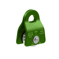 20KN Outdoor Climbing Pulley Aluminium Rock Climbing Mountaineering Side Swing Downhill Pulley Climbing Accessories