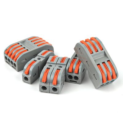 【CC】♟  Wire Connectors push-in splicing Butt Wiring Connection Electrical Cable Junction box 2/3/4/5Pin