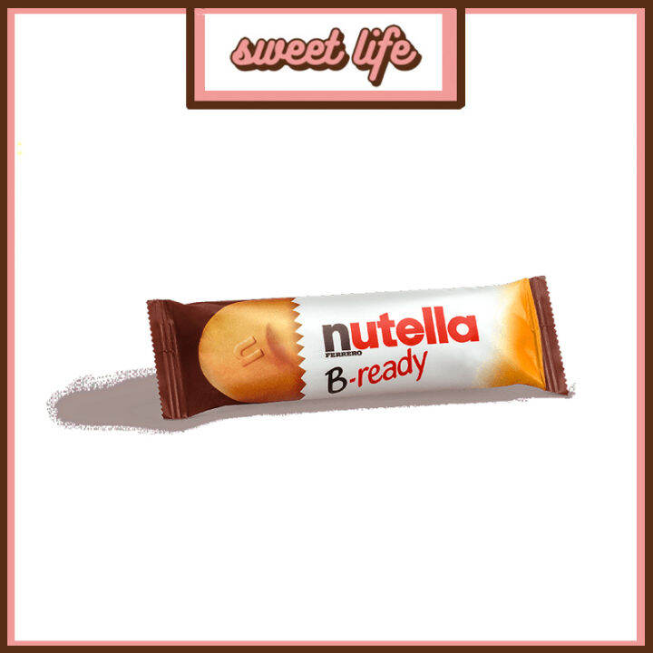 22G NUTELLA FERRERO B-READY WAFER FILLED WITH HAZELNUT SPREAD WITH ...