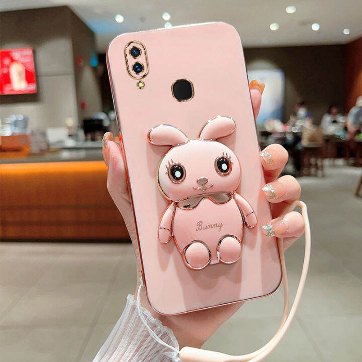 เคสนิ่มสำหรับโทรศัพท์-vivo-x21เคส-vivox21-x21การ์ตูนรูปกระต่ายเคสโทรศัพท์โทรศัพท์ซิลิโคนกันกระแทก