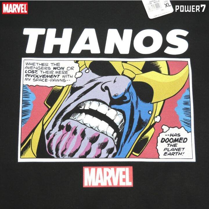 เสื้อยืดผ้าฝ้ายpower-7-shop-เสื้อยืดการ์ตูน-ลาย-มาร์เวล-ลิขสิทธ์แท้-marvel-comics-t-shirts-mvx-046-l-xl-xxl-3xl-d5ke