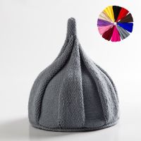 Winter Beanies Hats For Women Men Warm Pointed Knitting Thicken Caps Casua Solid Color Female Fashion Hats