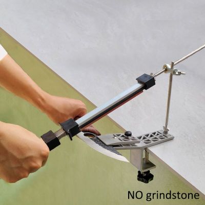 เครื่องลับมีดแบบมืออาชีพ Sharpening Stone Kitchen Sharpening System Angle Honing Diamond Grinder 120-10000 # Whetstone