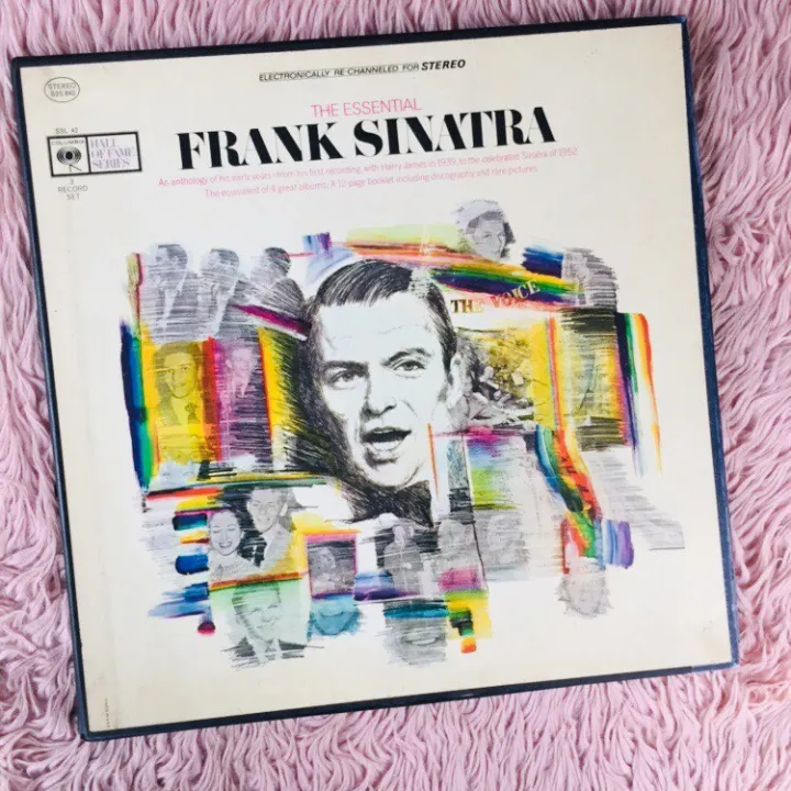 FRANK SINATRA The Essential Frank Sinatra LP Record Vinyl Rare Plaka 33 ...