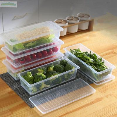 MANKA ตู้เย็นตู้เก็บผักพร้อมฝาสด,กล่องใส่ที่เก็บอาหารภาชนะพลาสติกใสกล่องสารกันบูด