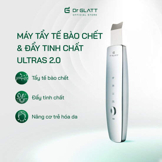 Máy đẩy tinh chất tẩy tế bào chết nâng cơ trẻ hoá da dr glatt ultras 2.0 - ảnh sản phẩm 1