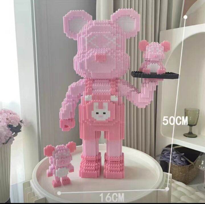 จัดส่งที่รวดเร็ว-46cm-เลโก้bearbrick-บล็อคตัวต่อ-ตัวต่อเลโก้-ขนาดใหญ่-ตกแต่งในร่ม-ของขวัญวันวาเลนไทน์-ของขวัญวันเกิด