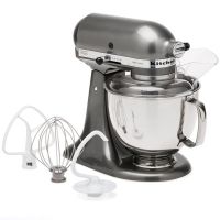 Artisan เครื่องผสมอาหาร KitchenAid สี Liquid Graphite 110V + หม้อแปลงไฟ 500w.