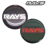 สติ๊กเกอร์ติดดุมล้อ สติกเกอร์เรซินโลโก้ ล้อแม็ก Rays ขนาด 43mm. (1 ชุดมี 4 ชิ้น)