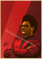 Weeknd After Hours Retro Poster - Vintage Kraft Canvas Art For Cafe &amp; Home Decor