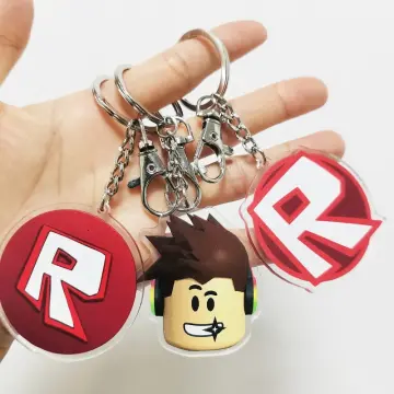 Doors Roblox Game Figure Keychains Pendant Keyring Toy PVC Rubber