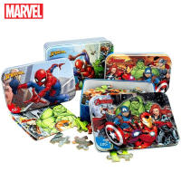 Marvel Paper Puzzles Pieces Tin Box Toy Jigsaw Puzzle Childrens Puzzle Educational Toys