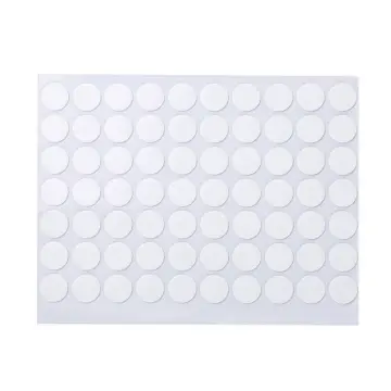 Double-Sided Adhesive Dots Acrylic 100pcs 20mm Transparent Dots Tape  Sticker for Craft DIY Decoration 