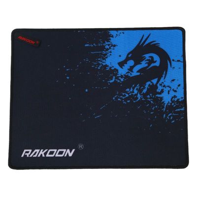 RAKOON Xinlong Large Gaming Locking Edge Mouse Mat For Internet Bar Mouse pad(Control blue 25*30CM)