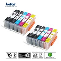 PGI570สำหรับเปลี่ยน6850 Befon Ink PGI-570 XL 10 CLI Pack 571สำหรับ CLI571 PGI570 570สแกนเนอร์ MG7750