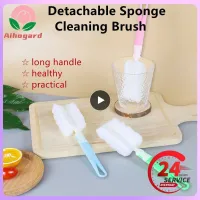 Detachable Sponge Bottle Brush Baby Cup Long Handle Cleaning Brush Milk Bottle Practical Kitchen Cleaning Tools Random Color Cleaning Tools