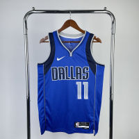 เสื้อเจอร์ซีย์สวิงแมนไครีย์เออวิงผู้ชาย2023เสื้อกีฬาของแท้ Dallas Mavericks แบบกดตามสั่งสีขาว/สีฟ้า/สีกรมท่า