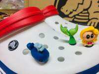 JBSET คัวติดรองเท้ามีรู 3มิติ เซต วาฬและเงือกน้อย ShoeCharm set 3D mermaids (2piece)&amp; Whale