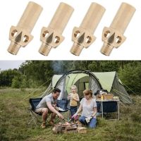 4pcs Heavy Duty Premium Brass Propane Natural Gas Jet Gas Burner Tips Propane Replacement Nozzle/ Jet For 10 20 32 Gas Nozzle