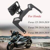 ☃หมวกฮอนด้าสำหรับ Forza 125 250 300 2018 2019อุปกรณ์เสริมรถจักรยานยนต์ที่ยึดกระจกหน้ารถอุปกรณ์เสริมที่วางมือถือจีพีเอส