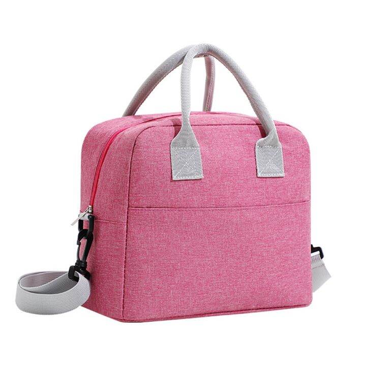 1pc-insulated-lunch-bag-reusable-thickened-canvas-lunch-box-waterproof-and-oil-proof-leakproof-freezable-cooler-bag