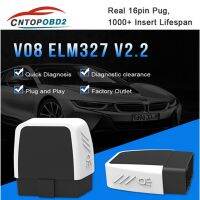 V2.2 Elm327มากๆบลูทูธ V08 Elm 327 1.5 Obdii สำหรับ Android แรงบิด V1.5บลูทูธ Obd2เครื่องสแกนรหัส