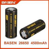 BASEN แบตเตอรี่ Li-ion 26650 3.7V 4500mAh high drain 60A บริการเก็บเงินปลายทาง สำหรับคุณ