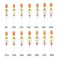 SIIZHEE ใหม่ ปลาคาร์พ แบบพกพา ทุ่นตกปลาหางหนา ไม้บัลซ่า Balsa Flotteur ทำด้วยไม้