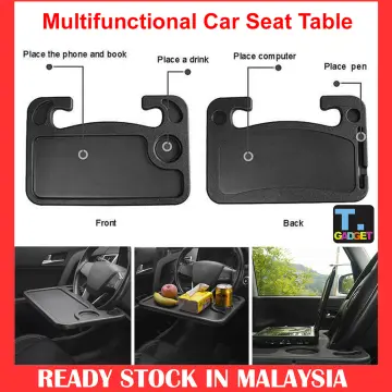 Portable Laptop Bamboo Desk and Tray car steering wheel eating tray table 
