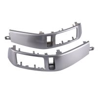 2Pcs Car A/C Vents Plate Panel Frame for Toyota Land Cruiser Prado 120 Lexus GX470 2003-2009