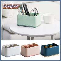 KANNERT ABS ที่ยึดรีโมทคอนโทรล3ช่องเคสช่องแบ่งจัดระเบียบอเนกประสงค์ที่เก็บเครื่องเขียนโต๊ะเก็บของบ้าน