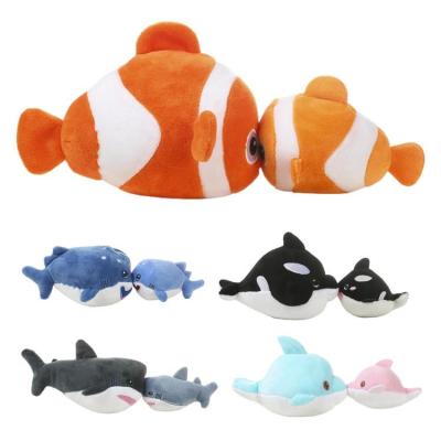 Plush Fish Stuffed Animal Marine Cuddly Animal Toys For Kids With Kiss Feature Bouncy Stuffed Fish Toy Soft And Huggable Plush Fish Toy For Boys Girls applied