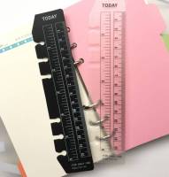 ไม้บรรทัด แพลนเนอร์ Today Planner Ruler A5, A6, A7 (ใช้สำหรับปก 6 ห่วง)