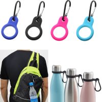 1/2PCS Aluminum Kettle Buckle Outdoor Bottle Holder Rubber Camping Hiking