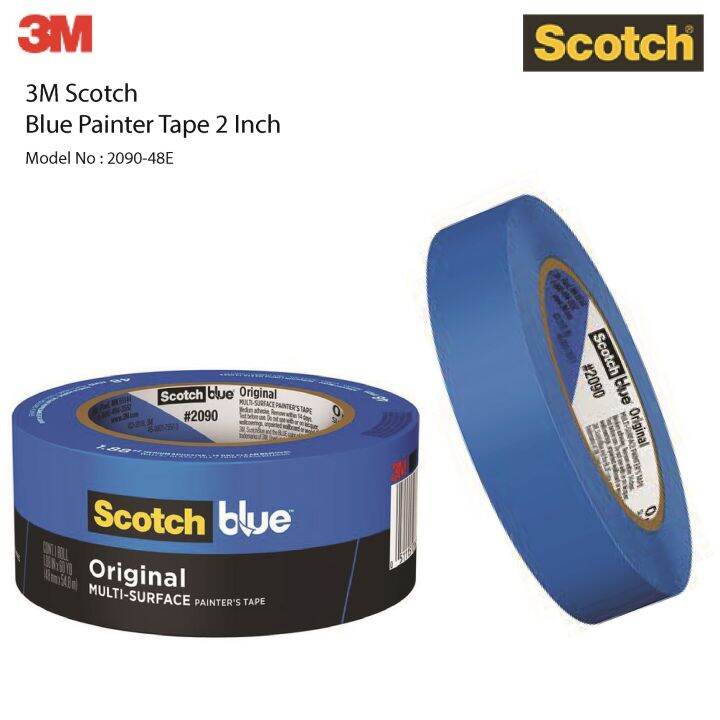 3M Scotch 209048E Blue Painter Tape 2 Inch Lazada