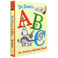 Original English picture book Dr. Seusss ABC childrens English learning paperboard Book Dr. Seusss ABC an amazing Alphabet Book Liao Caixing book list early education books for 0-3 years old