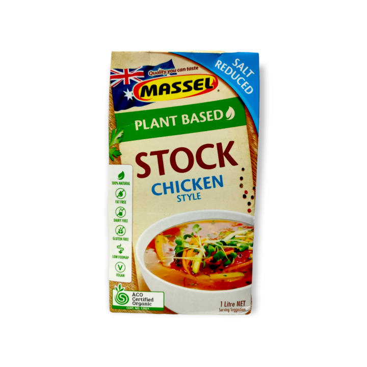 (Australia) Massel Organic PlantBased Stock. Chicken Style. 1 liter