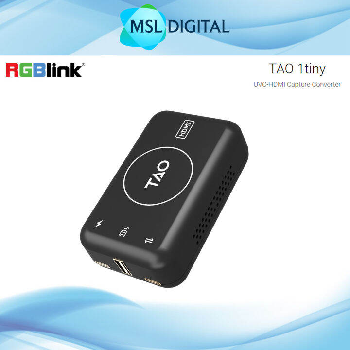 RGBlink TAO 1tiny UVCHDMI Capture Converter 4K UVC camera to HDMI conversion USB bluetooth