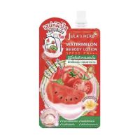 บีบีโลชั่นตัวหอมแตงโม Julas Herb Watermelon BB Body Lotion SPF30 PA+++ (ซอง)