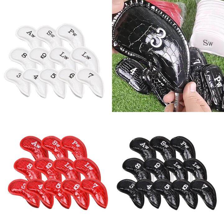 12x-ผ้าคลุมหัวเหล็กกอล์ฟกันน้ำ-golfer-headcover-club-protector-guard-anti-scratch-อุปกรณ์ป้องกันการปฏิบัติ-accs-gift