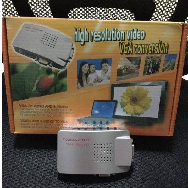 กล่องแปลงสัญญาณvgaออกเป็นavอุปกรณ์ครบ-vga-av