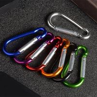 10Pcs Lightweight fishing Climbing Button Carabiner Camping Hiking Hook Outdoor Sport Aluminium Safety Buckle Mountaineer Protective Gear